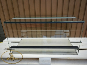 Terrarium szklane 50x30x30 cm.